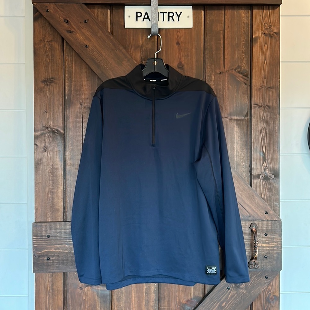 NIKE GOLF DRI-FIT 1/4 ZIP SIZE L A34
